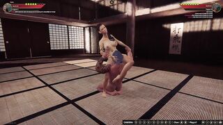 Sera vs Okan (Naked Fighter 3D)