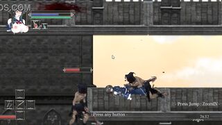 Cute woman in hentai ryona sex with men in night of rev new hentai gameplay video