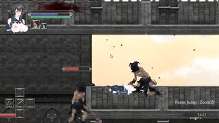 Cute woman in hentai ryona sex with men in night of rev new hentai gameplay video