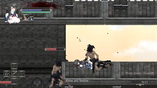 Cute woman in hentai ryona sex with men in night of rev new hentai gameplay video