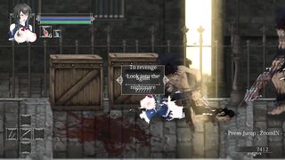 Cute woman in hentai ryona sex with men in night of rev new hentai gameplay video