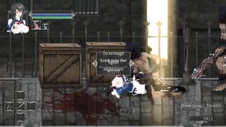 Cute woman in hentai ryona sex with men in night of rev new hentai gameplay video