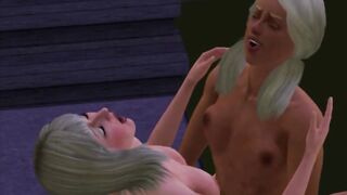 Husband and wife take turns to fuck with their neighbor | Porno Game 3d