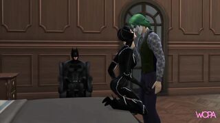 [TRAILER] Batman Horn. Joker having sex with Catwoman in front of Batman