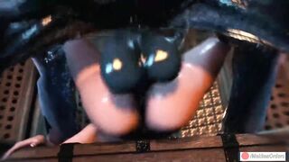 Triss Fucked with Huge Monster Cock All Holes Until Creampie