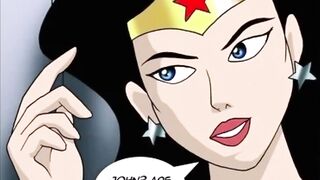 Justice League XXX - Wonder Woman and Hawk Girl Fucking Porn Parody (Hard Sex) (Hentai)