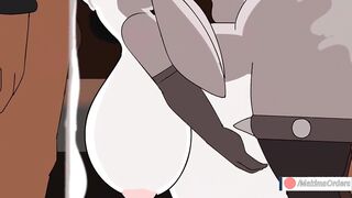 Judy Hopps Threesome Fucked by Huge Dick Until Creampie