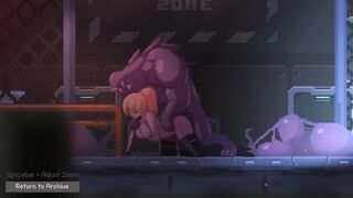 Zetria [PornPlay Hentai sex game] Laboratory with furry monsters part 4