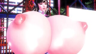 D.Va Ballooned Boobs | Imbapovi
