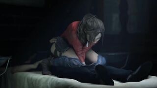 3D Compilation: Resident Evil Ada Wong Hard Anal Fucked Claire Dick Ride Jill Doggystyle Uncensored