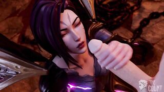 League of Legends - KDA Kai'sa Serving Cocks For Multiple Cumshots & Creampies Part 1 (Animation with Sound)