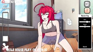 Hole House Game - Rias Gremory Reverse Cowgirl