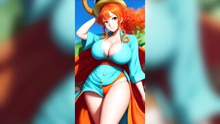 Try to not cum with Nami compilation