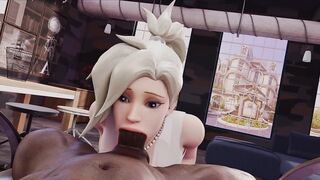MERCY EXTREME DEEPTHROAT (TRY NOT TO CUM WITH TASTY DEEP BLOWJOB, DEEP BLOWJOB, INTENSE BLOWJOB, HENTAI 4K) by SaveAss