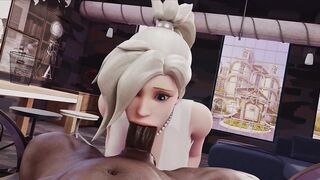MERCY EXTREME DEEPTHROAT (TRY NOT TO CUM WITH TASTY DEEP BLOWJOB, DEEP BLOWJOB, INTENSE BLOWJOB, HENTAI 4K) by SaveAss