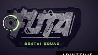 F.U.T.A. SENTAI SQUAD - Big Titty Futanari Femdoms Deliver FACIAL AND CREAMPIE With Big Dick Robots!