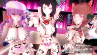 mmd r18 R18 Graffiti Naked Bunny Orin Sky Pache de Ghost Dance Kai_Remake High Poly 3d hentai
