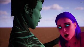 Alien Woman Gets Fucked My Alien Male - 3D Animation