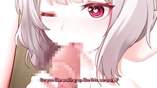 JOI Teaser Morning blowjob and more with your girlfriend! Edging Game Hentai Countdown Instruction