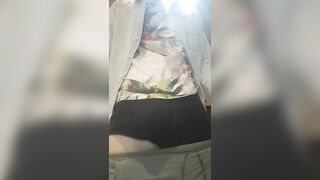 Streaptease SHOWING MY FAT LONG DICK AT THE END
