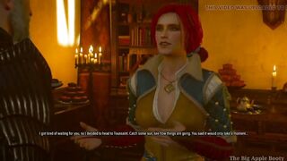 Triss comes home and fucks Geralt Witcher 3 Happy Ending