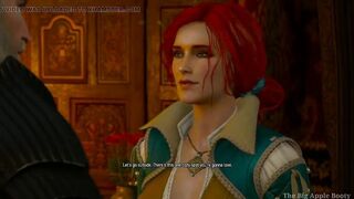Triss comes home and fucks Geralt Witcher 3 Happy Ending