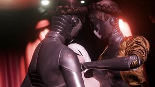 Atomic Heart - The twins staged a sex show with 2B