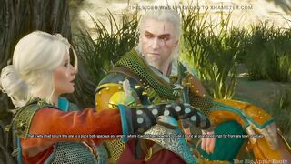 Ciri lost bet on gwent game and Ass fucked hard by Geralt Witcher 3
