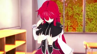 Rias Gremory fucking in the class room | DxD | Part 1 (sucking and titi fuck)