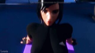 Cumming All Over Pharahs Perfect Abs