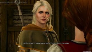 Ciri won't let her friend fuck with Geralt Instead She Spread her legs for him Witcher 3