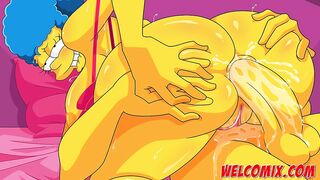 Fucking the hot neighbor! The neighbor's love - The Simptoons