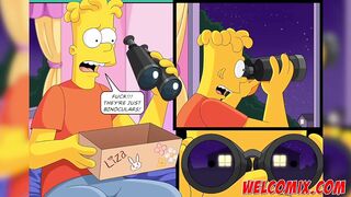 Fucking the hot neighbor! The neighbor's love - The Simptoons