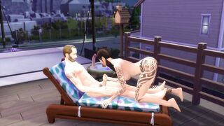 Sims 4 - Sex On Balcony
