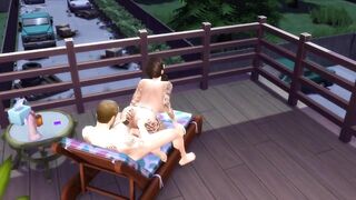 Sims 4 - Sex On Balcony