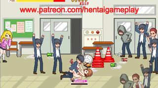 Cute lady hentai having sex with men in new erotic hentai game video