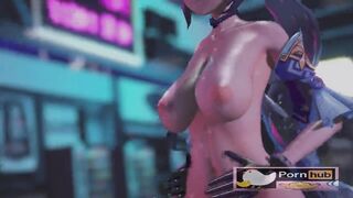 mmd r18 Elect Keqing sexy milf share wife 3d hentai