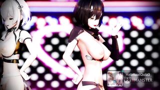 mmd r18 Baltimore Azur Lane sexy bitch fuck milf cheating sex warrior 3d hentai