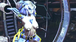 Robot Girl on a Sex Machine : 3D Hentai