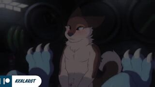 Airlock Furry Hard Fuck with Huge Dick Until Cum