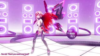 Hyperdimension Neptunia Iris Heart Hentai Undress Dance Plutia Lady MMD 3D Red Hair Color Edit Smixix