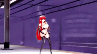 Code Geass C.C. Hentai Undress Dance Lupin Big Boobs MMD 3D Red Hair Color Edit Smixix