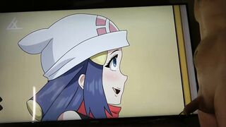 AneKoi Japanese Anime Hentai Uncensored Dawn Fucked Cynthia In Lesbian Pokémon Games By Seeadraa