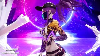 [MMD] (G)I-DLE - NXDE Sexy Kpop Dance 4K League Of Legends Ahri Akali Kaisa Evelynn Uncensored
