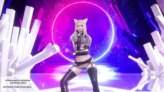 MMD (G)I-DLE - NXDE Sexy Kpop Dance 4K League Of Legends Ahri Akali Kaisa Evelynn Uncensored