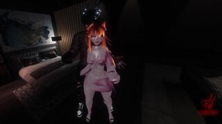 CherryErosXoXo VR Sexy Rough Futa Fuck with kinky foot fetish Play