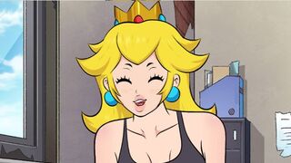 Princess Peach DeepThroat CumShot Reverse Cowgirl X Ray Creampie - Hole House Compilation