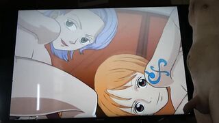 One Piece, Nami And Nojiko Anime Hentai ORGY POV By Seeadraa Ep 378