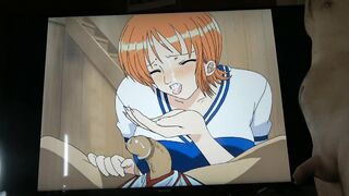 One Piece, Nami Blowjob And Massive Facial Cumshot Anime Hentai POV By Seeadraa Ep 375