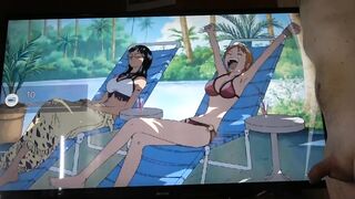 One Piece Futa, Nami And Nico Robin Have A Sloppy Threesome Hentai By Seeadraa Ep 370
